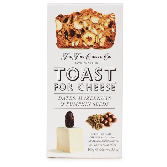 The Fine Cheese Co - Toast for Cheese with Dates, Hazelnuts and Pumpkin Seeds