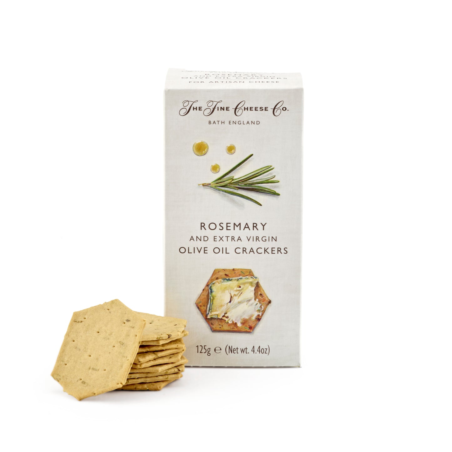 The Fine Cheese Co Rosemary and Extra Virgin Olive Oil Crackers