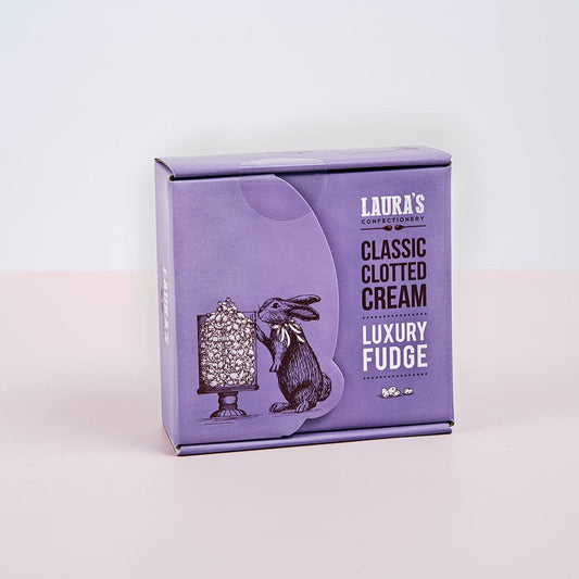 Laura's Confectionery Clotted Cream Fudge Gift box - 200g
