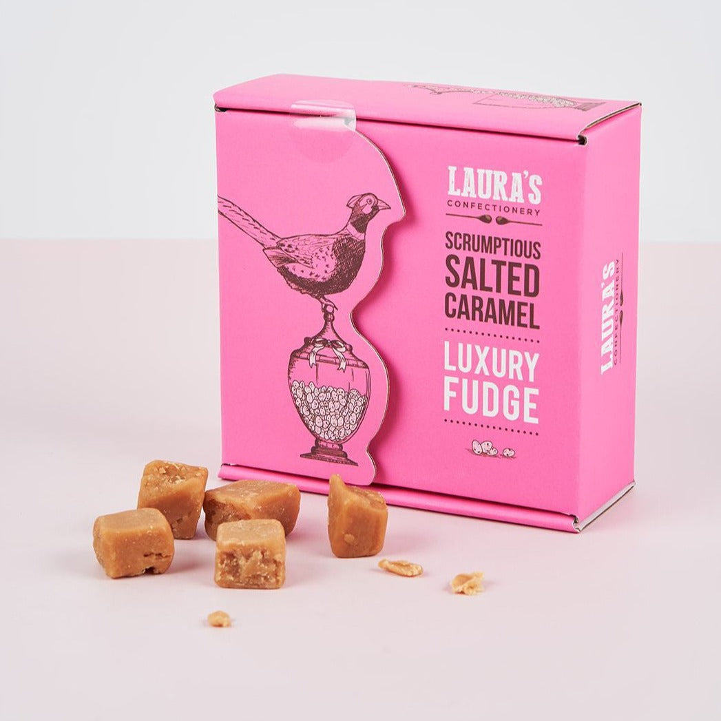Laura's Confectionery Salted Caramel Fudge Gift Box